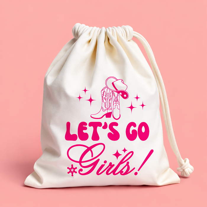 Set of 5 “Let’s Go Girls” Hangover Bags - The Hen Planner