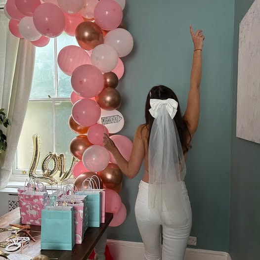 Real bride celebrating with The Hen Planner