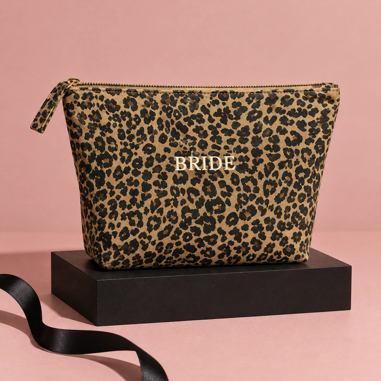 Bride's Little Pouch | Leopard Print Bride Accessory Bag