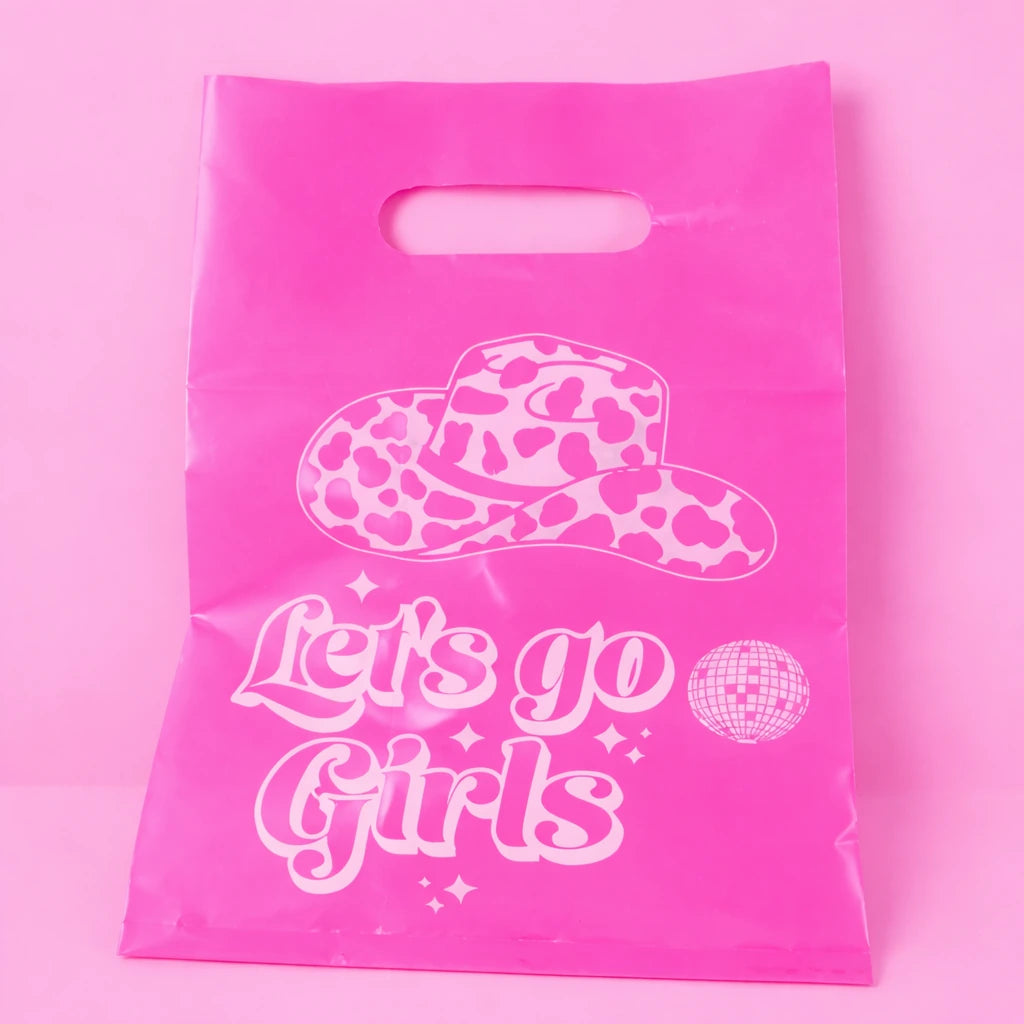 Pink Cowgirl Disco Hen Party Bags | 50 Pack Gift Bags