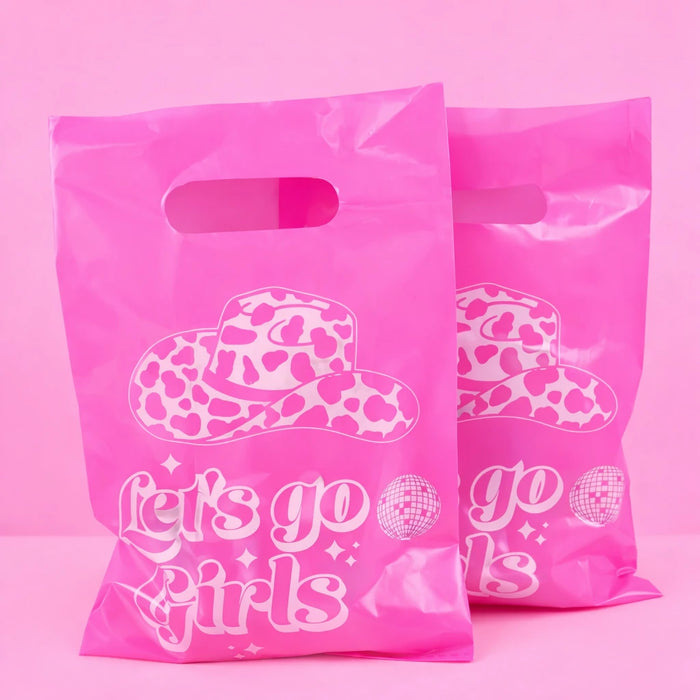 Pink Cowgirl Disco Hen Party Bags | 50 Pack Gift Bags