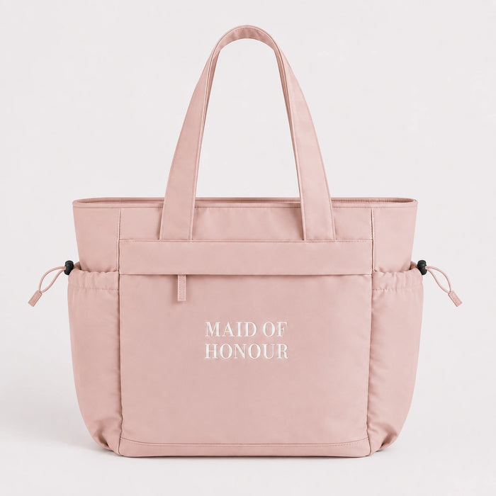 Maid of Honour Embroidered Oversized Tote Bag