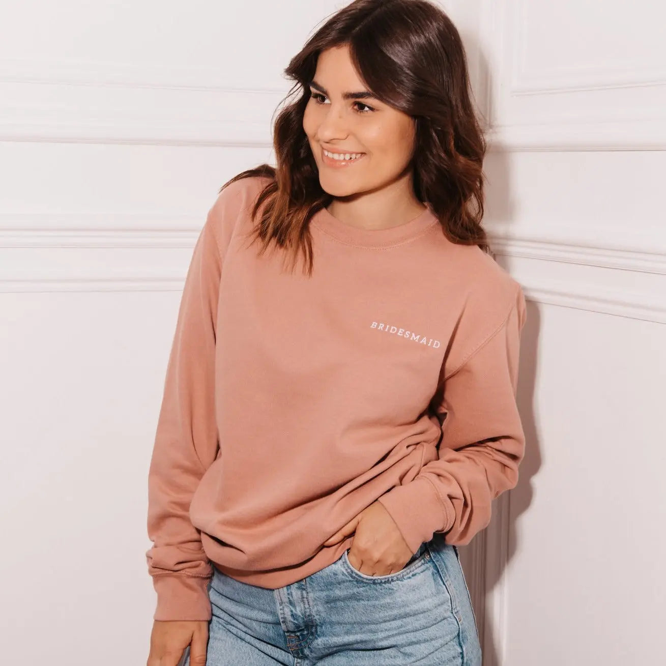 Maid of Honour Sweater | Embroidered Bridesmaid Jumper