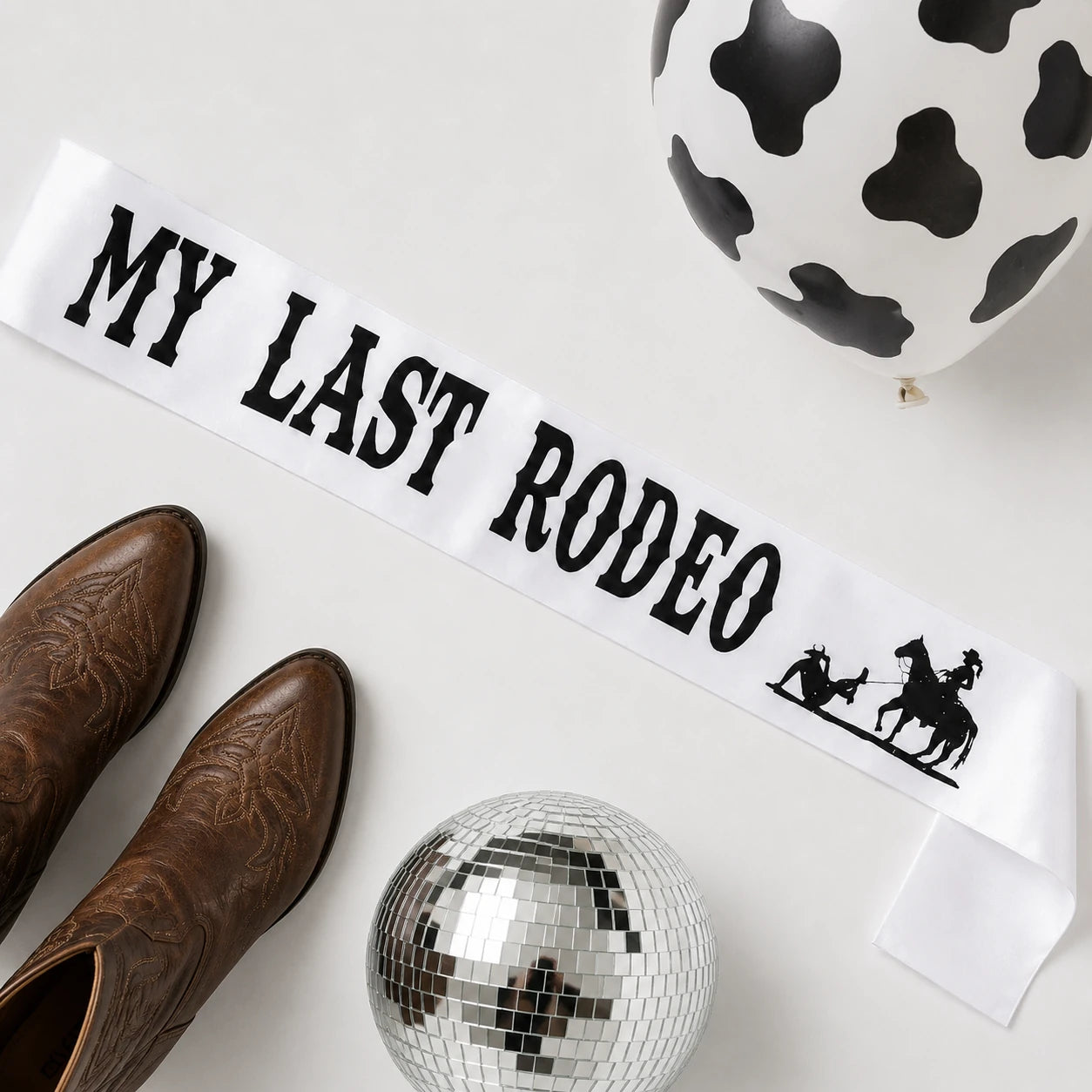 My Last Rodeo Bride To Be Cowgirl Sash
