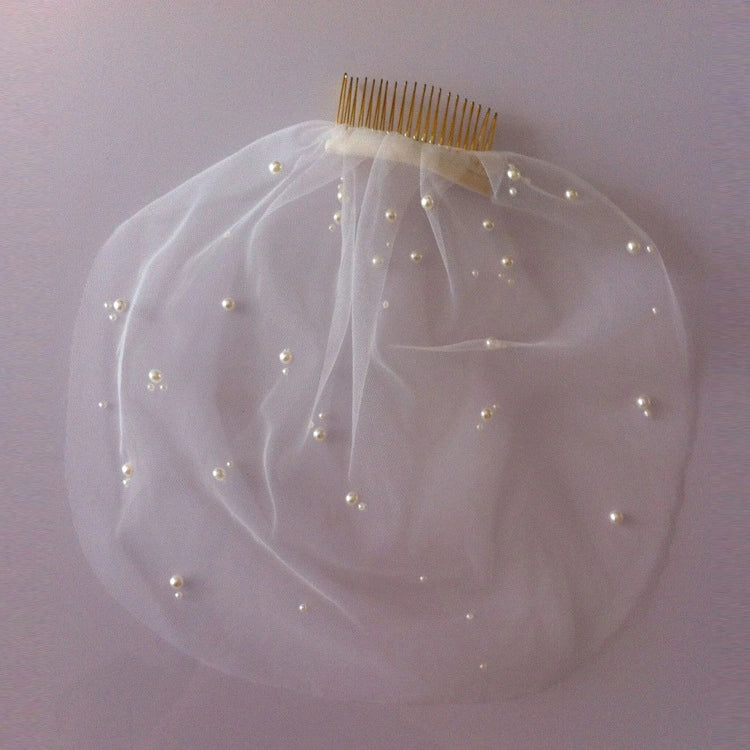 Celeste Pearl Birdcage Bridal Veil