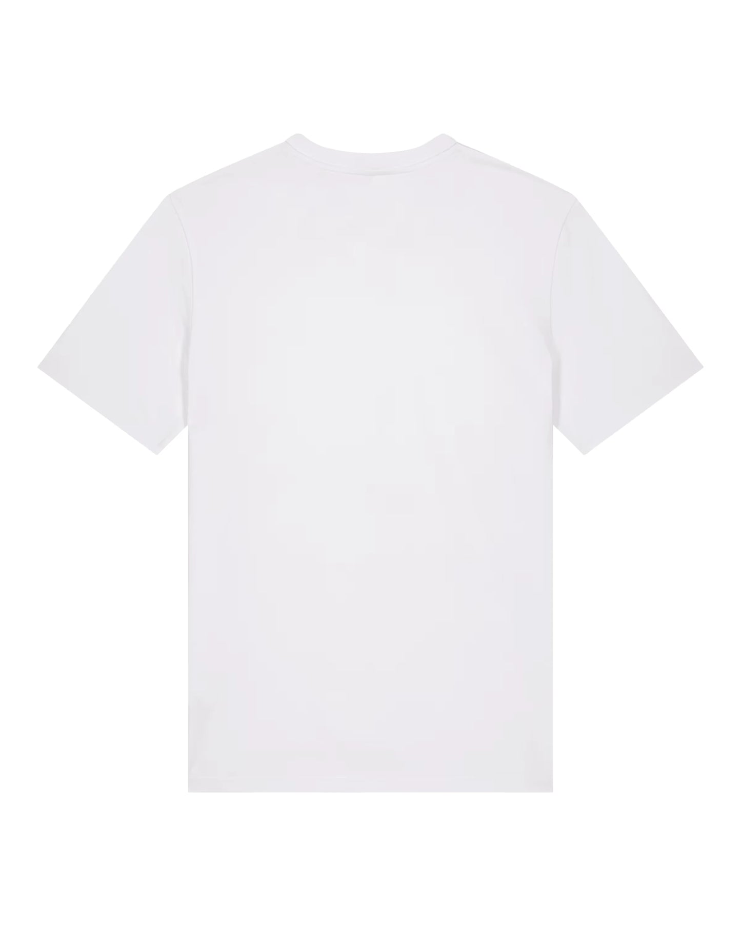 Plain white t-shirt on a white background