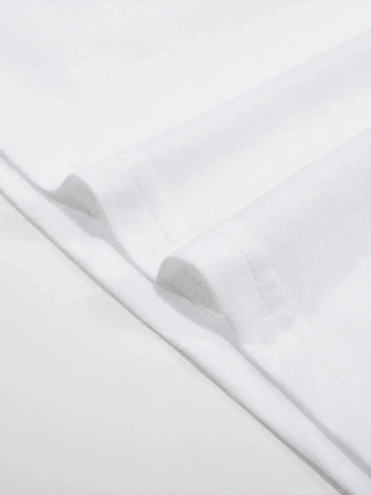 Close-up of white t-shirt for the bride to be.