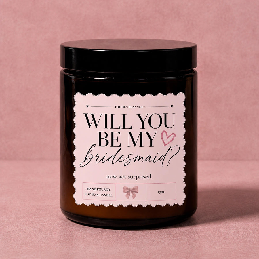 Will You Be My Bridesmaid? Candle
