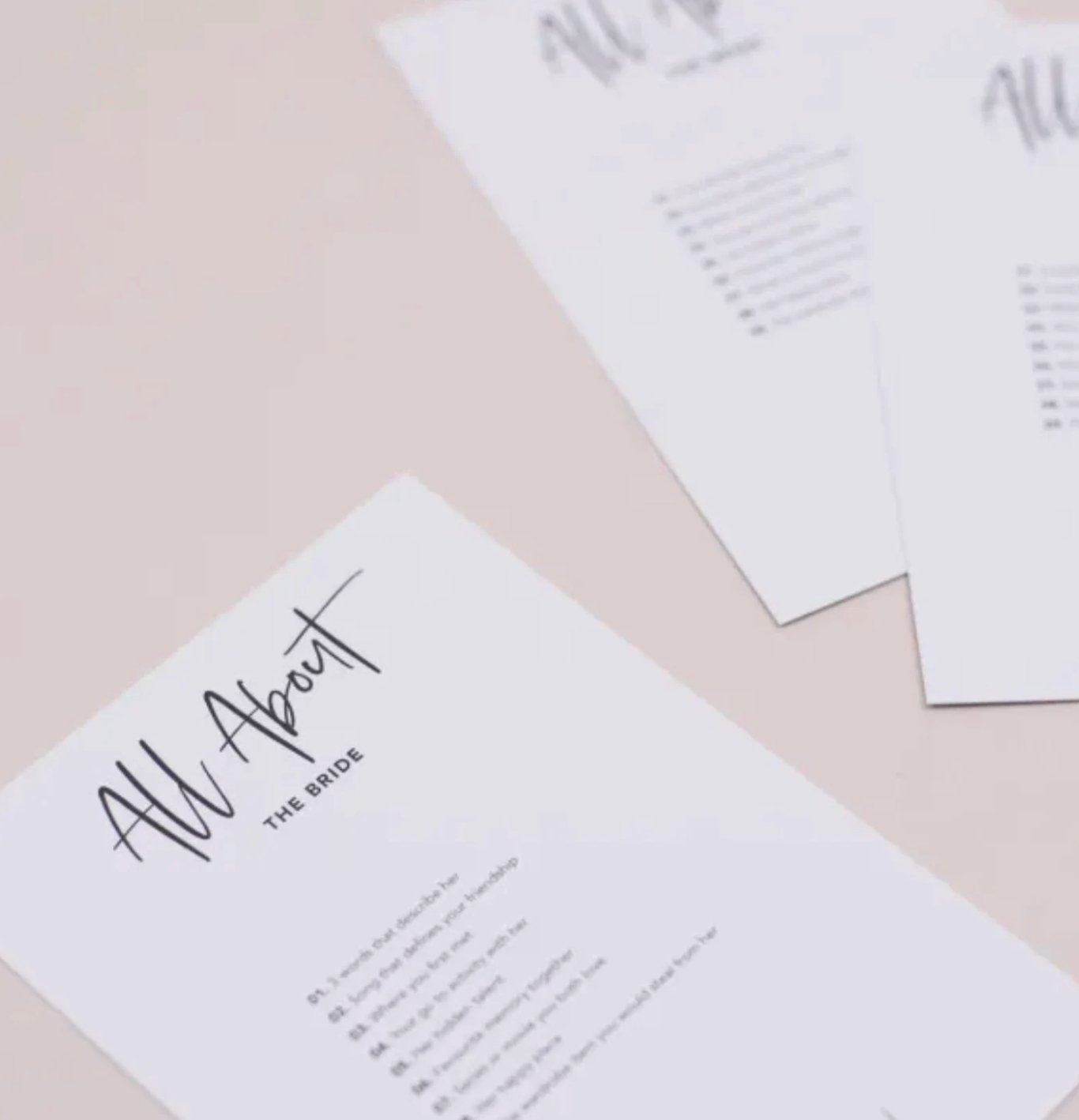 All About The Bride Printable Game - The Hen Planner